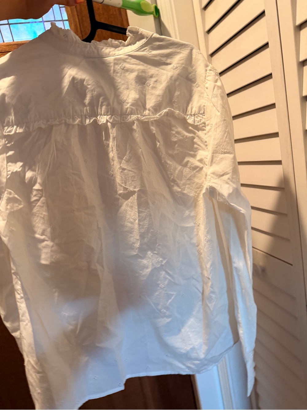 Lucky Brand White Eyelet A-Line Skirt